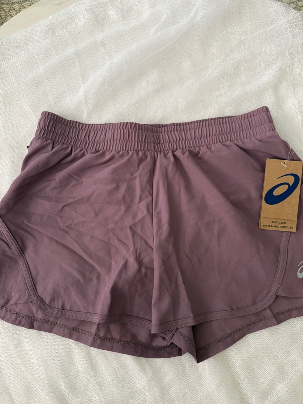 ASICS Women's Mauve Athletic Shorts